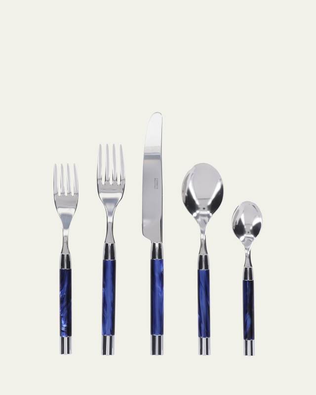 Conty 5-Piece Place Setting, Blue